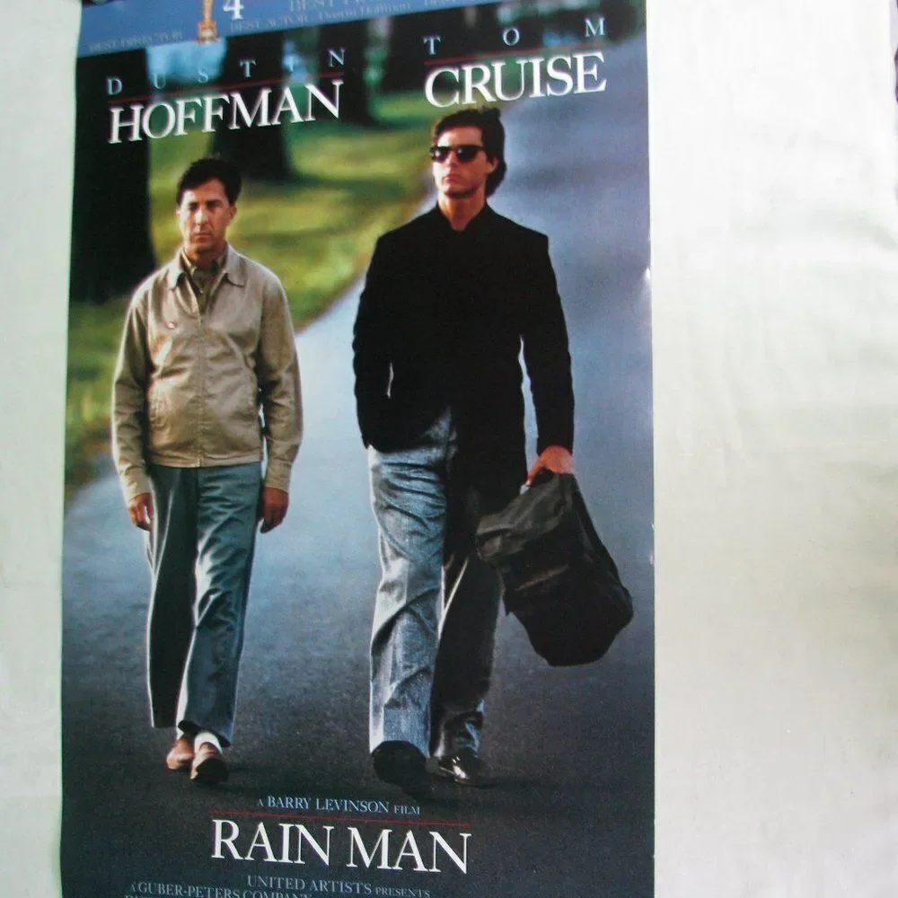 Vintage Rain Man Movie Poster